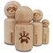 Three Eyed Alien Monster Rubber Stamp for Stamping Crafting Planners